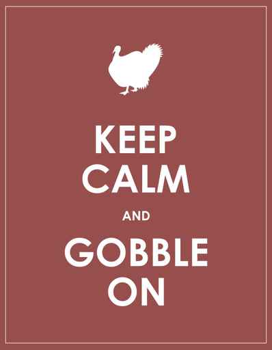 keep calm and gobble on background